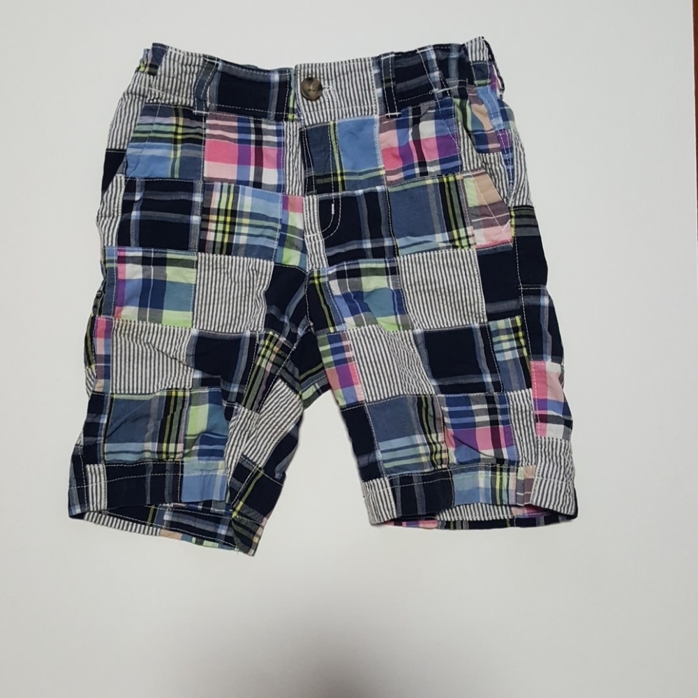 Boys Plaid Shorts